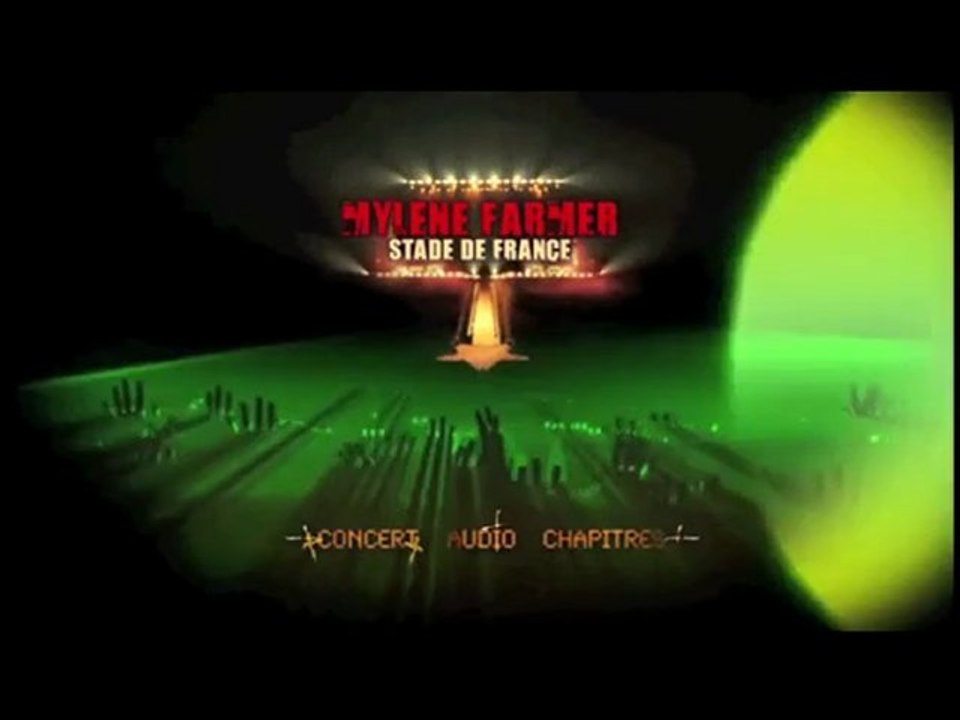 MENU DVD ET BLU RAY STADE DE FRANCE