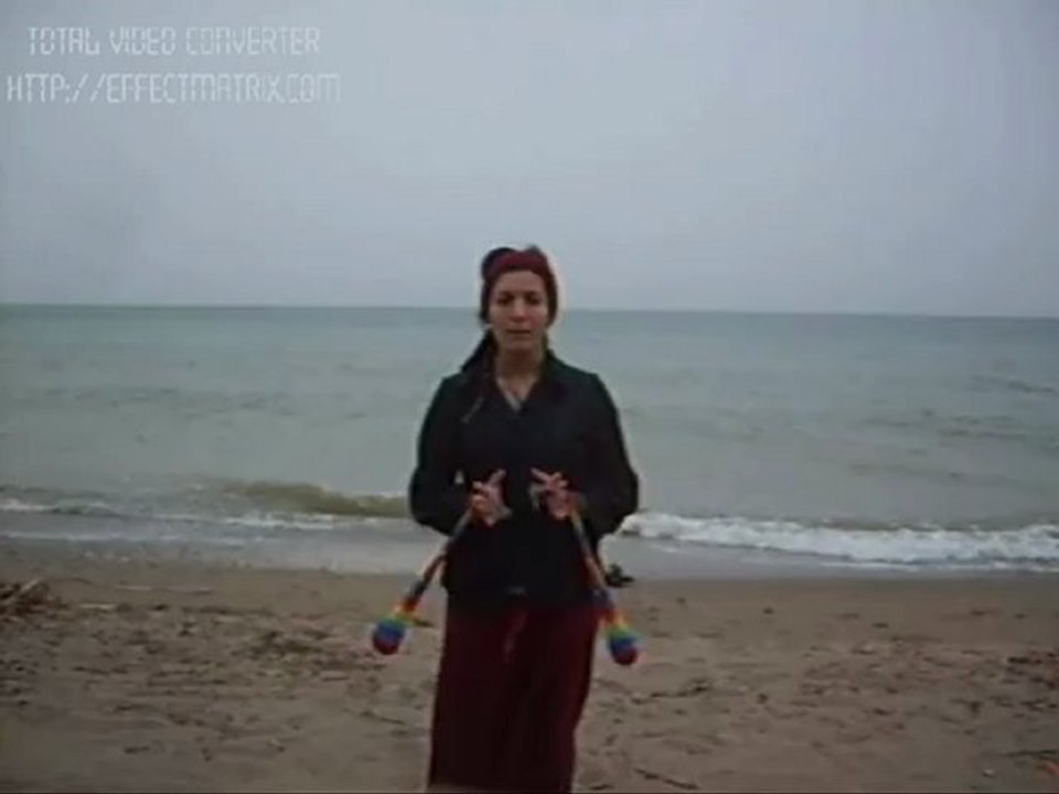 Türkçe Poi Dersleri - Spiral Wrap  - Elif - www.atesbaz.net