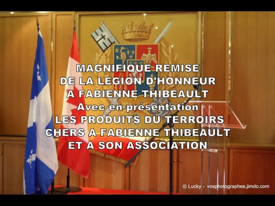 REMISE LEGION D'HONNEUR