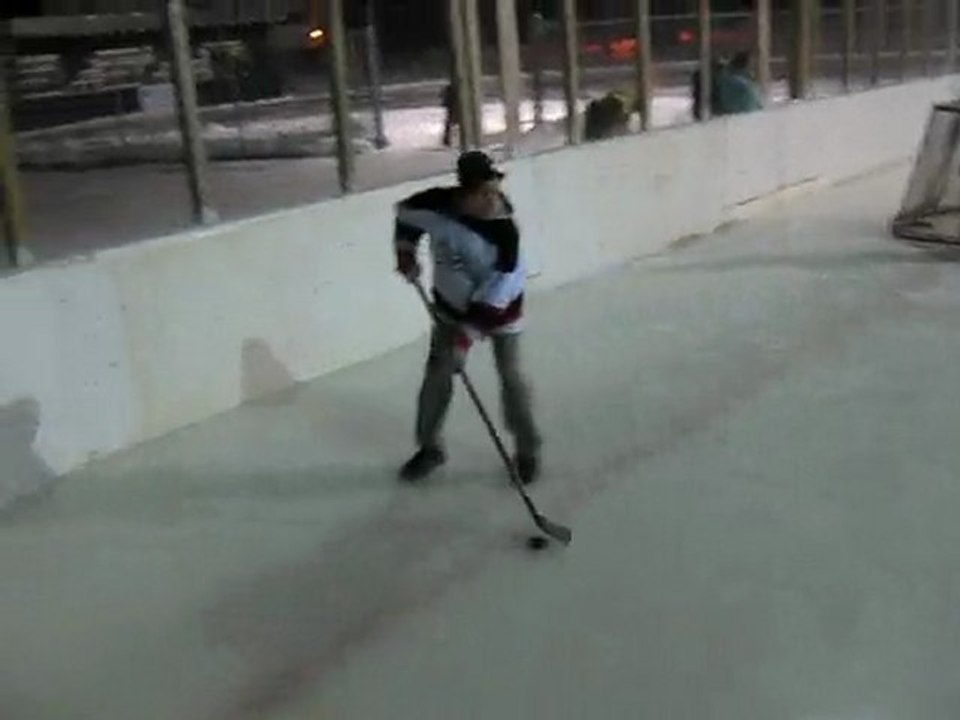 Bruno nous démontre son talent d'harponnage 28 jan 2010