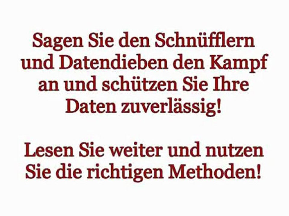 Ordner mit Passwort schützen