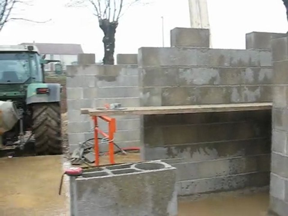 montage des murs du sous sol 230