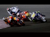 MotoGP Qatar 2010 Stoner crash, Rossi win, Lorenzo second