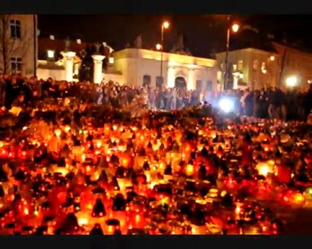 Polen honor the President Lech Kaczynski 10.04.2010