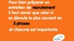 Les 5 phases d'un entretien de recrutement