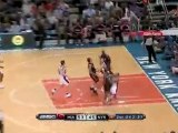 Mario Chalmers throws the alley-oop to Dwyane Wade for the f