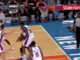 Dwyane Wade hits the turnaround rainbow fadeaway shot that o