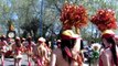 les flammes  pompom girl  : carnaval de saint cyprien 2010