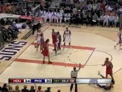 Jason Richardson gives the fake and hits the jumper while be