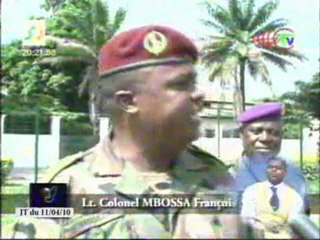 Cérémonie de port de galons à la présidence de la république