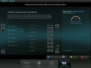 Calaos Home : configuration de l'écran tactile