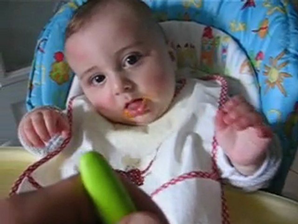 les premières purées de Quentin