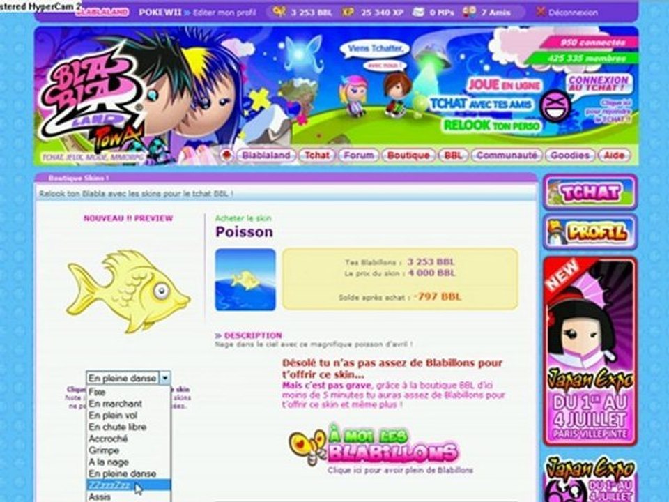 Skin Poisson trop cher ! xD