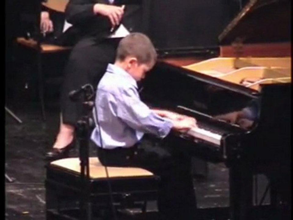 Ariel - at 7 - plays Haydn Concerto (From the Archives...)