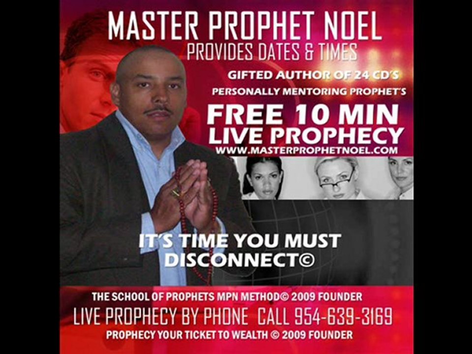 IT'S TIME YOU MUST DISCONNECT by Master Prophet Noel