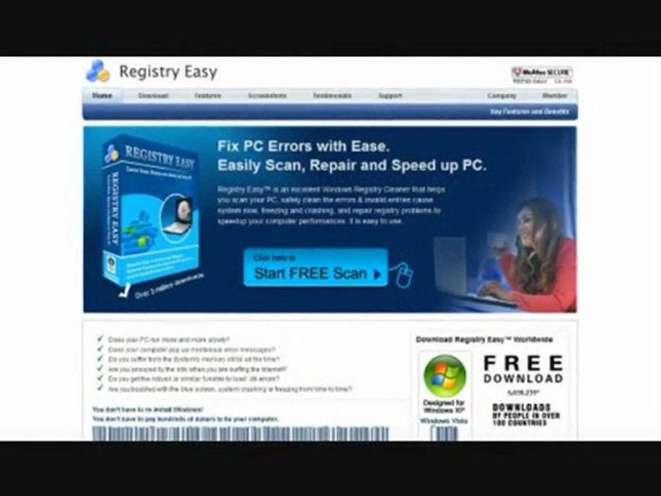 Clean Your Registry - Registry Repair Tool