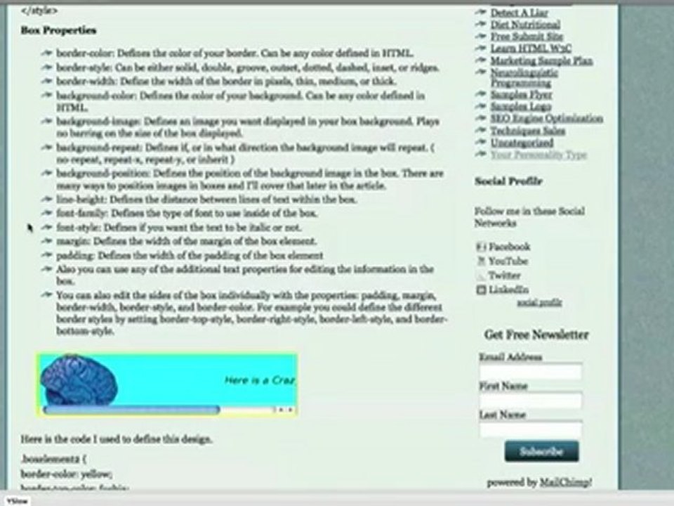 How to CSS Style HTML Pt 4