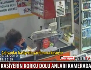 İŞTE KASİYERİN ZOR ANLARI
