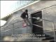 Parkour moves demonstrated by UK traceurs, freerunning