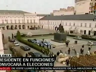 Continúan funerales del presidente de Polonia