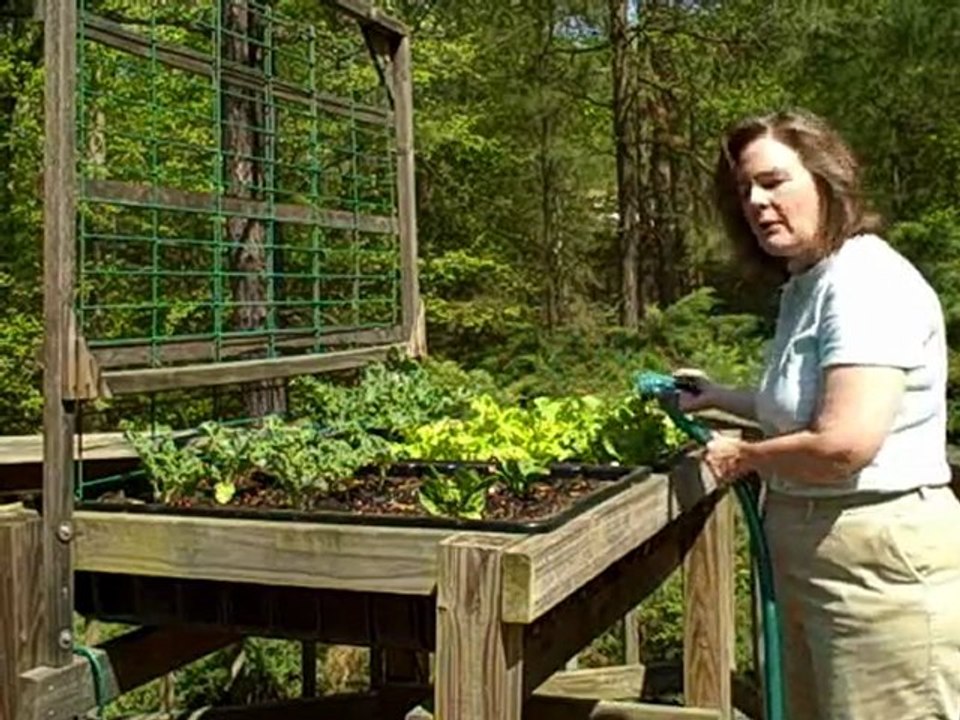 www.garden-rack.com -- Waist High Garden Watering