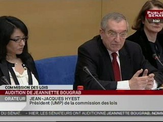 SEANCE,Audition de Jeannette Bougrab, cadidate à la tête de la HALDE