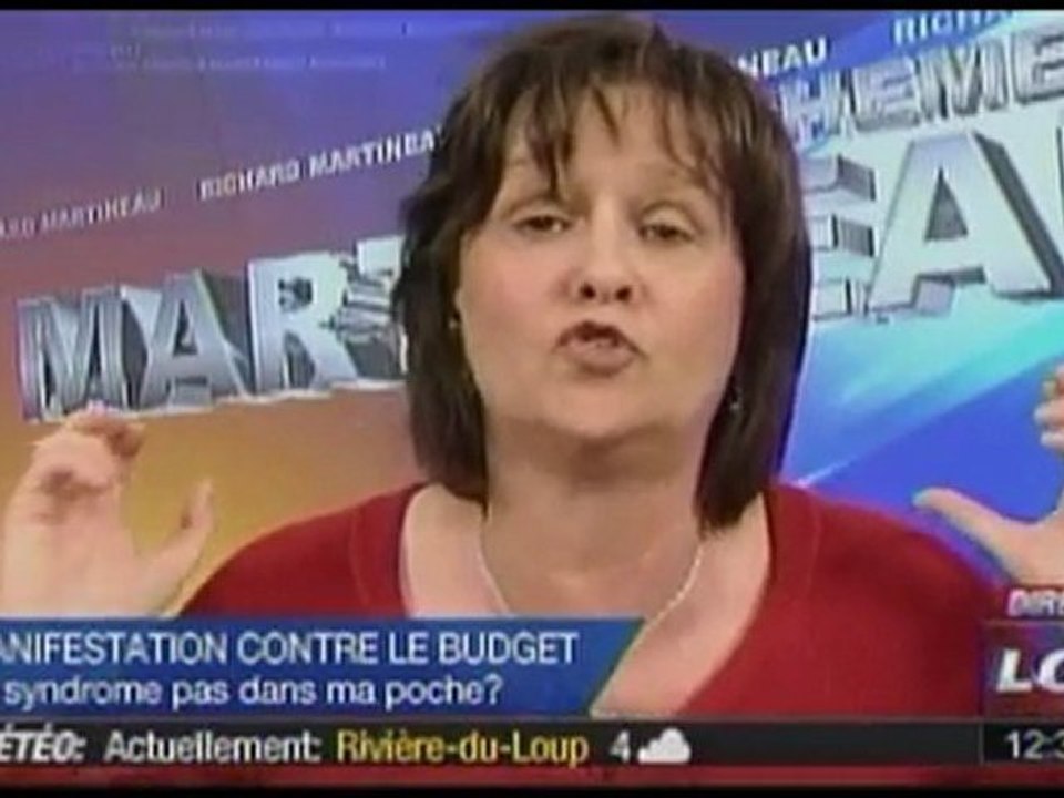 Joanne Marcotte commente la manifestion des gens de Québec.