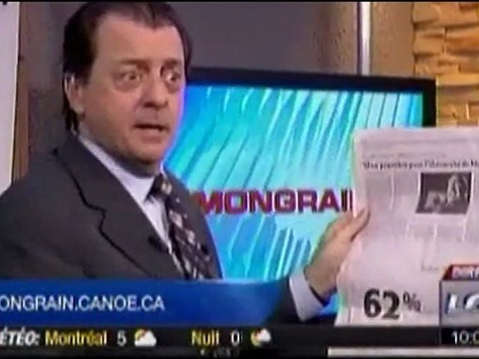 Mongrain et le 25% de coupures de publicité gouvernementale