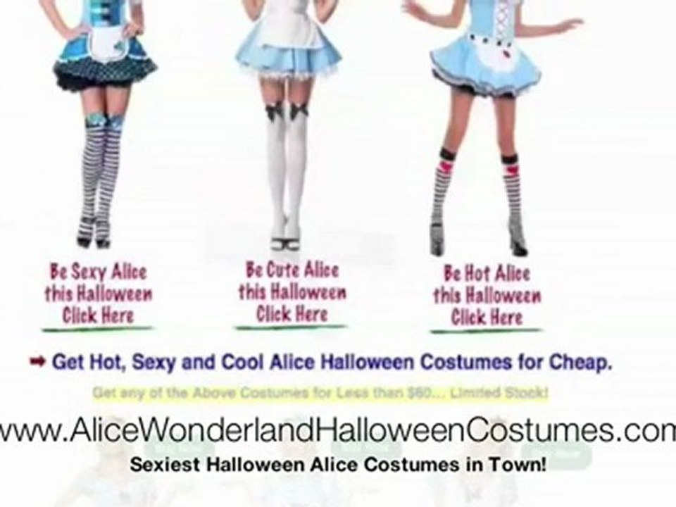 Alice in Wonderland Halloween Costumes