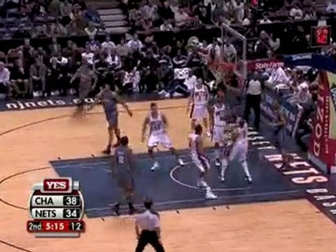 Gerald Henderson comes down the lane and finds a way to thro