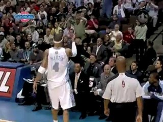 Kenyon Martin throws back the shot, then Grizzlies coach Lio