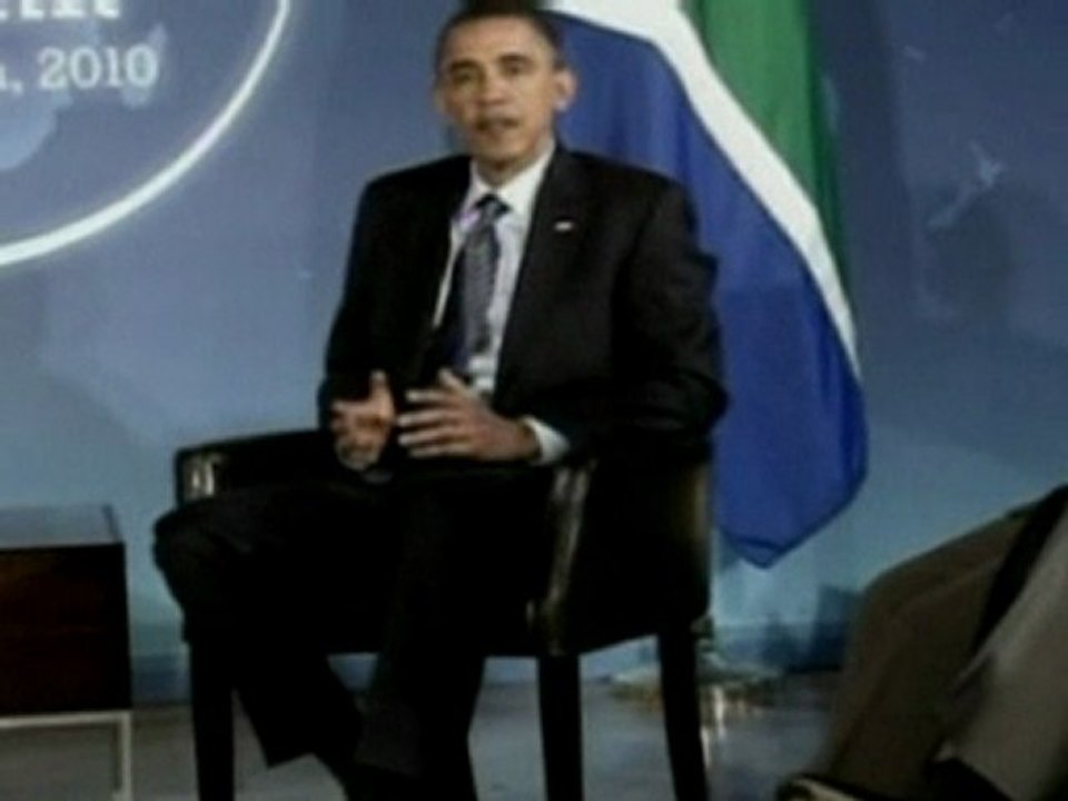 Obama greets world leaders at nuclear summit