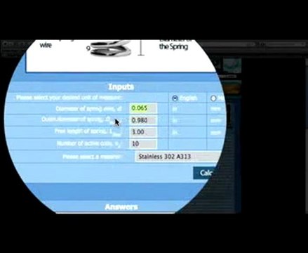 Compression Spring Calculations - Spring Design