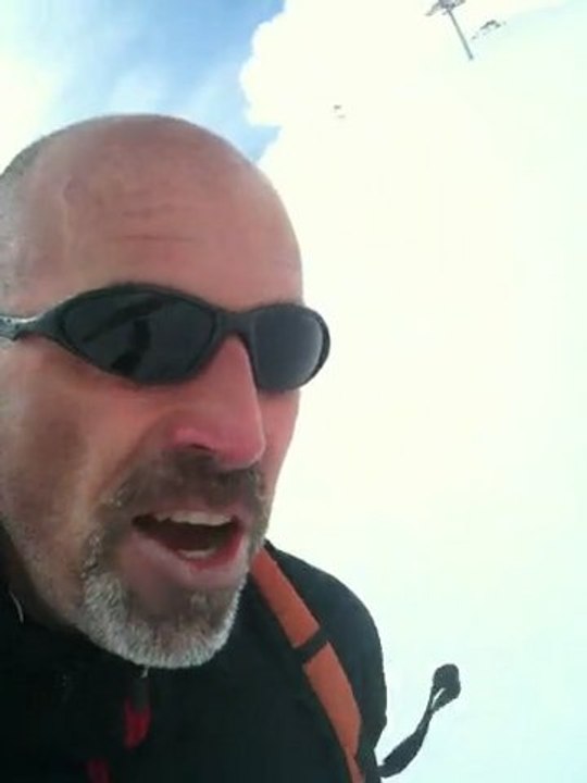 Descente de la Piste l'Olympique Supérieure Vars