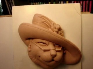 George Carruth Describes "Divine Feline" Sculpture