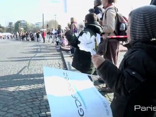 Les supporters du Marathon de Paris
