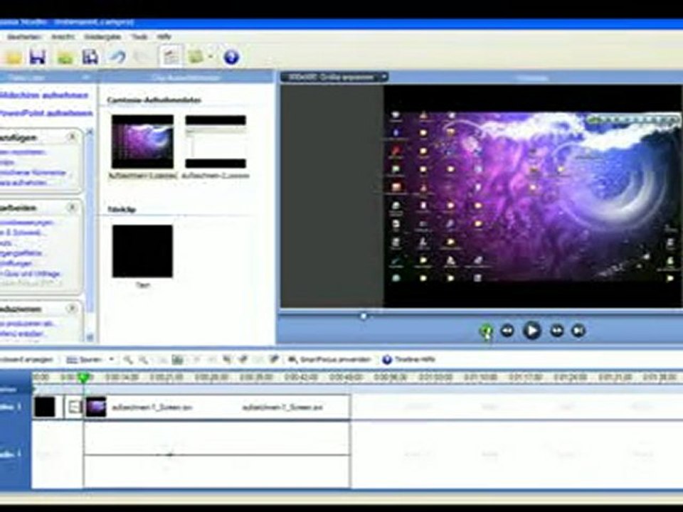 Video erstellen mit Camtasia Studio 6 Teil 1