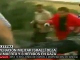 Operación militar israelí deja un muerto y tres heridos en