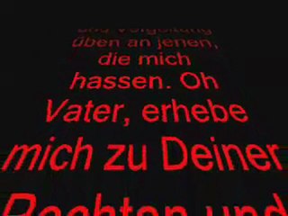 Mein flammendes Schwert und meine Hand sollen euch richten!