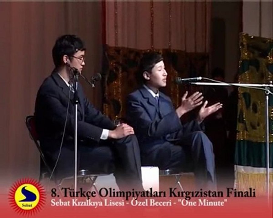8. TÜRKÇE OLİMPİYATLARI KIRGIZİSTAN ELEMESİ ONE MİNUTE