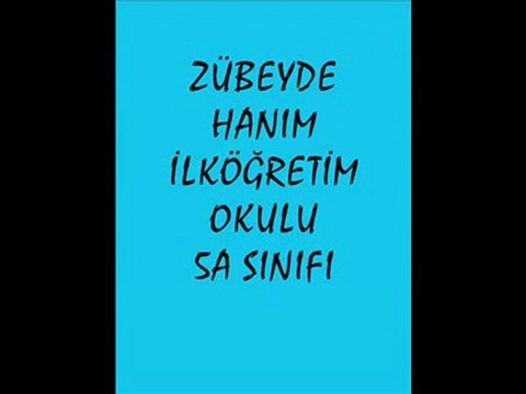 Bitlis Zübeyde Hanım İlköğretim Okulu 5/A Sınıfı