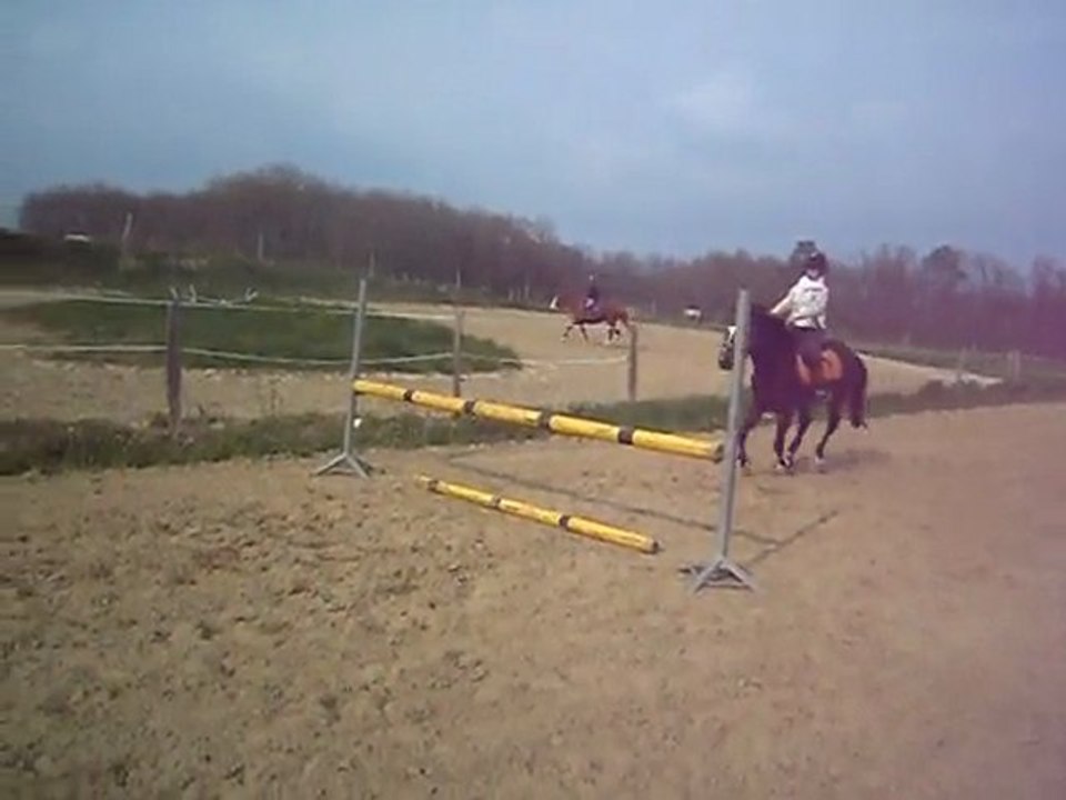 Simbad et moi en Saut au club