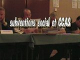 Subventions au CCAS et aux associations à caractère social