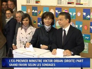 Hongrie/élections: ouverture des bureaux de vote