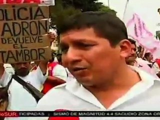 Peruanos marchan en defensa de la vida