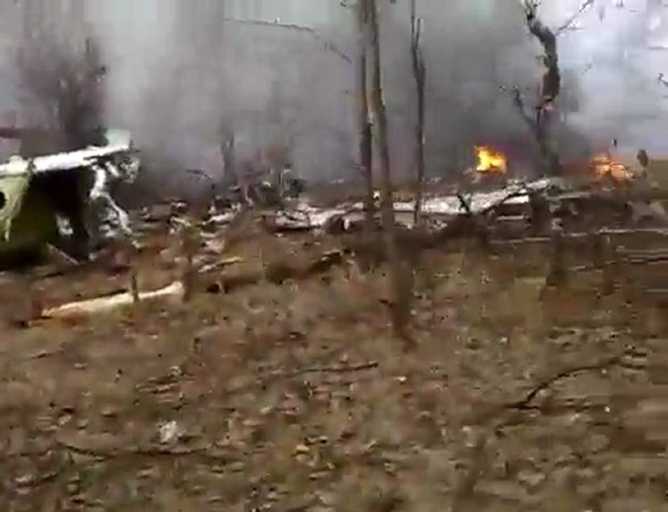 Polish Presidential Kaczynski Plane Crash Gun shots Laughing