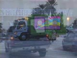 Mobile Truck advertising Los angeles - Lime Vizio