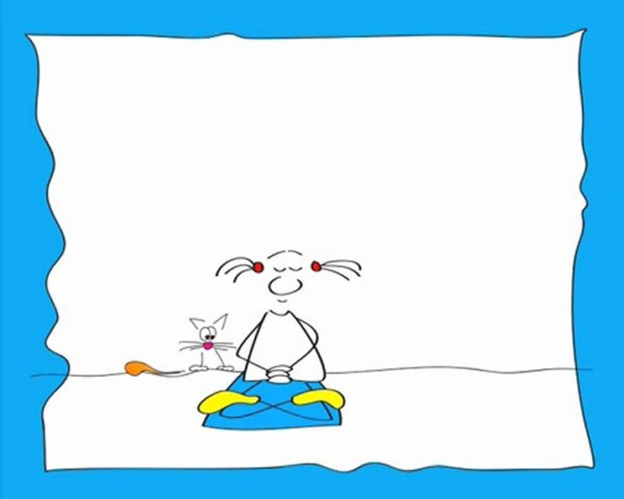 Meditation mit Kater