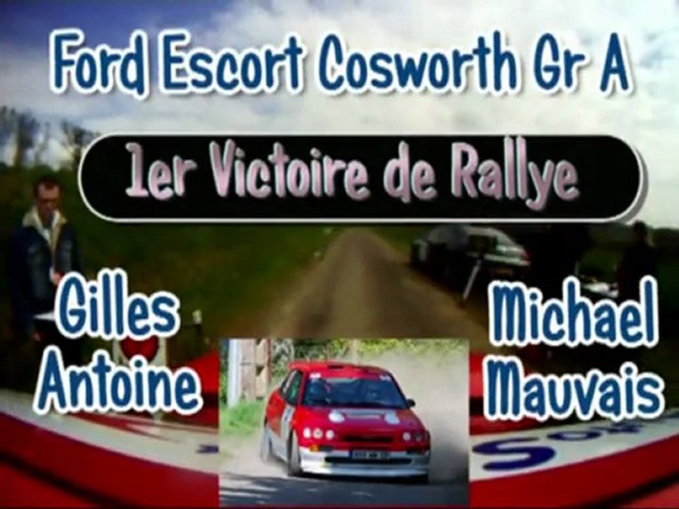 Rallye de Vervins 2010 Gilles Antoine - Michael Mauvais