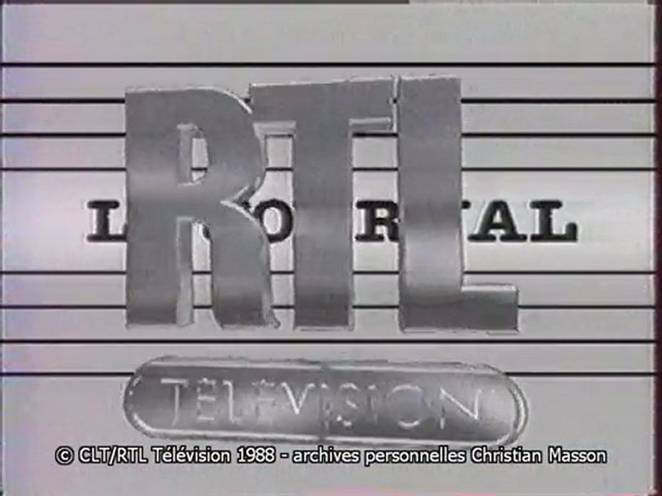 RTL Télévision - Le générique du journal et les...